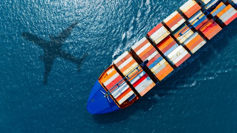 Transporte de container da China