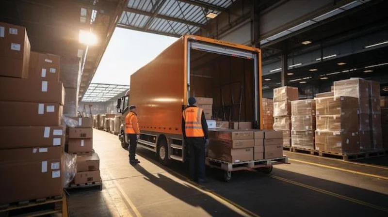 Transporte de contêineres